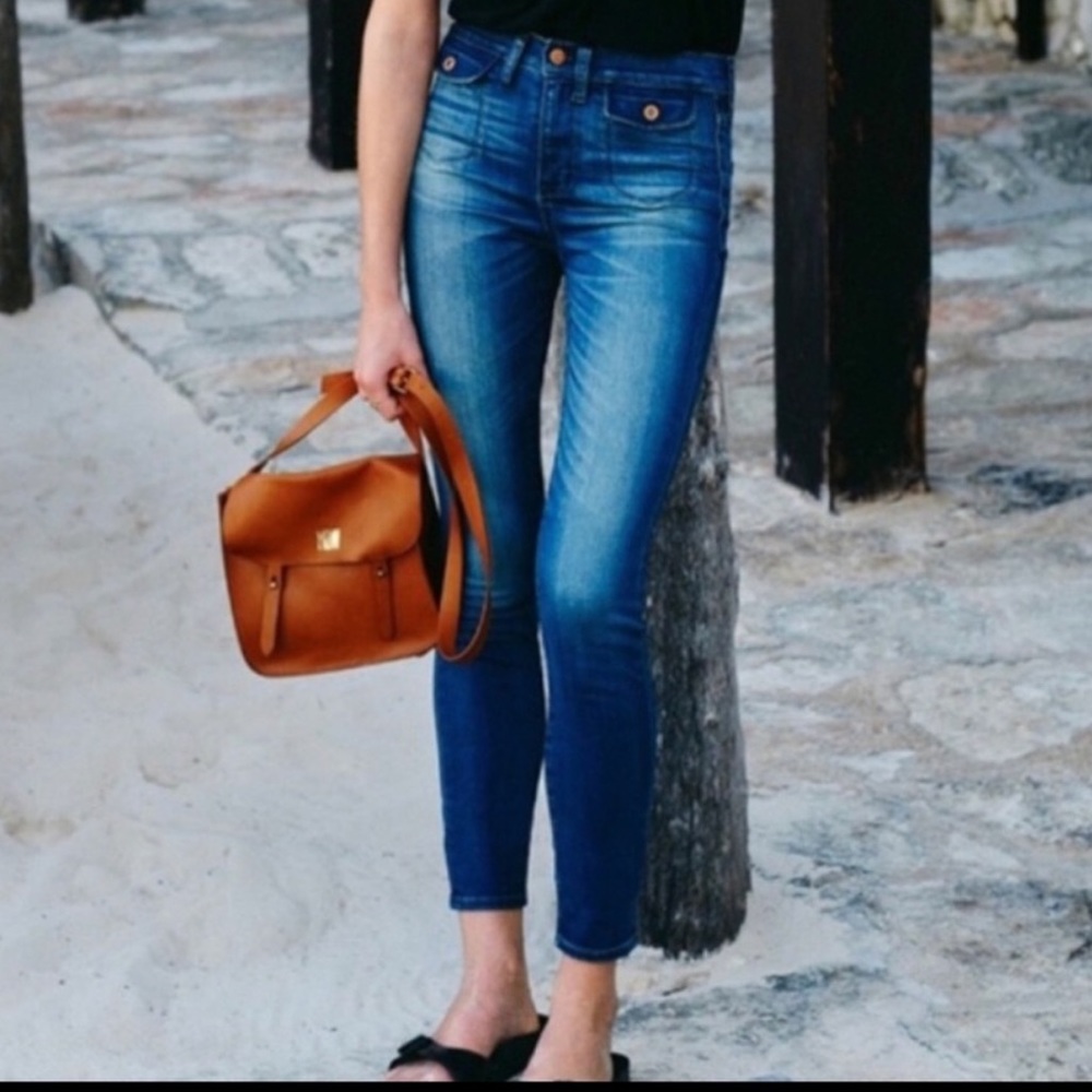 MADEWELL High Riser Crop denim jeans